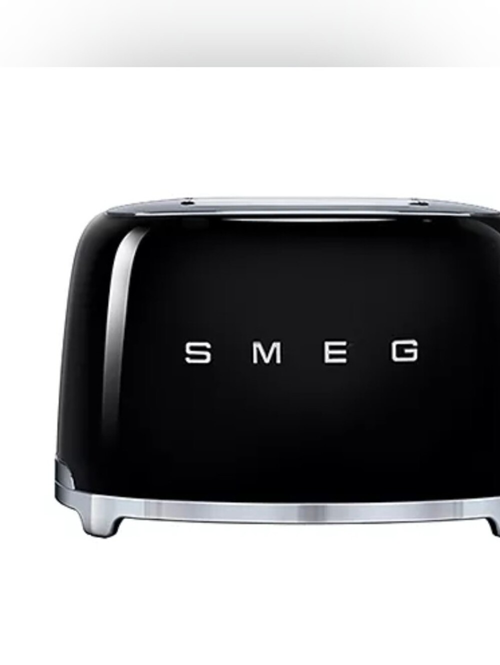 SMEG Retro 50's 2 Slice Toaster - Black NEW Open Box